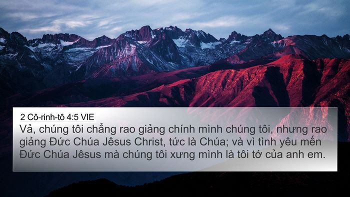 2 Cô-rinh-tô 4:5 VIE Bible Verse Image