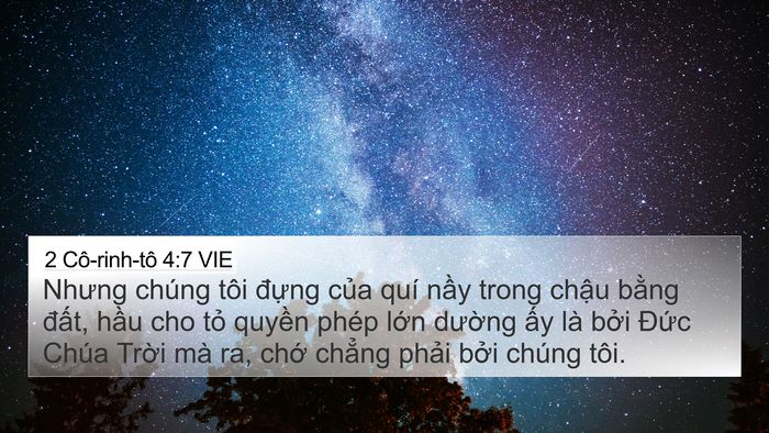 2 Cô-rinh-tô 4:7 VIE Bible Verse Image