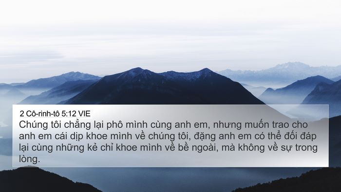 2 Cô-rinh-tô 5:12 VIE Bible Verse Image