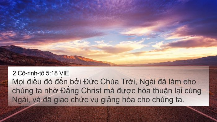 2 Cô-rinh-tô 5:18 VIE Bible Verse Image