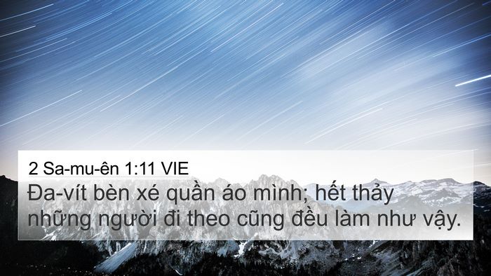 2 Sa-mu-ên 1:11 VIE Bible Verse Image