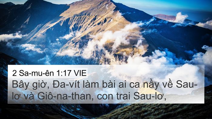 2 Sa-mu-ên 1:17 VIE Bible Verse Image