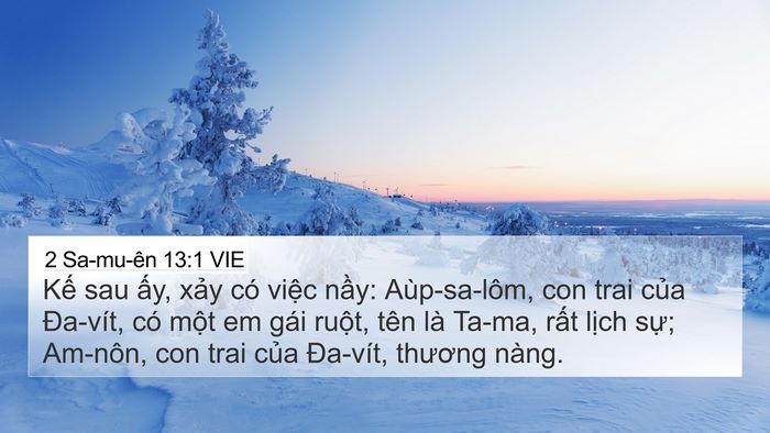 2 Sa-mu-ên 13:1 VIE Bible Verse Image