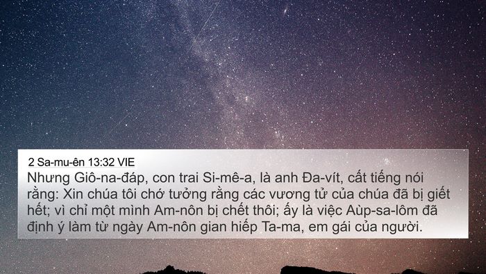 2 Sa-mu-ên 13:32 VIE Bible Verse Image