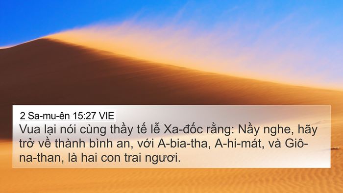 2 Sa-mu-ên 15:27 VIE Bible Verse Image