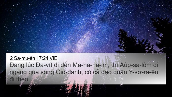 2 Sa-mu-ên 17:24 VIE Bible Verse Image