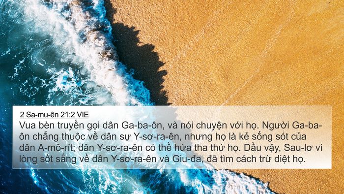 2 Sa-mu-ên 21:2 VIE Bible Verse Image