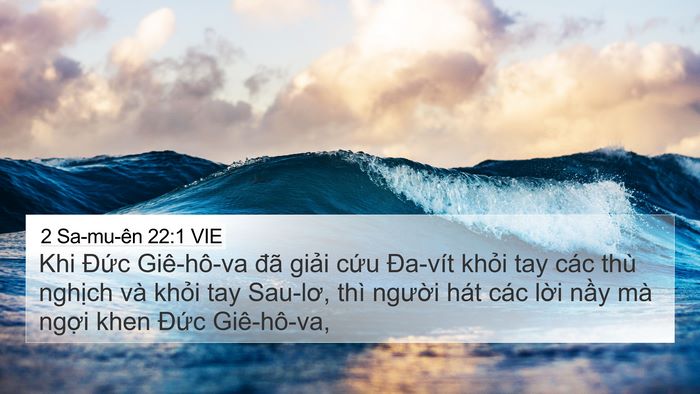 2 Sa-mu-ên 22:1 VIE Bible Verse Image