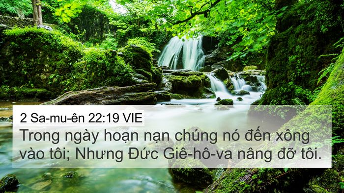 2 Sa-mu-ên 22:19 VIE Bible Verse Image