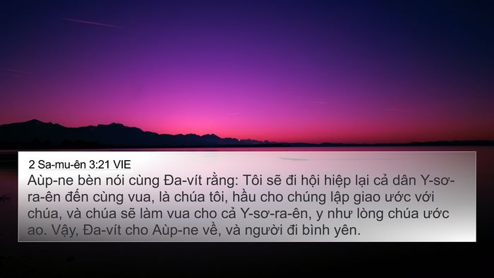 2 Sa-mu-ên 3:21 VIE Bible Verse Image