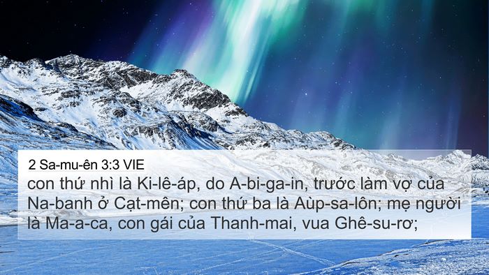 2 Sa-mu-ên 3:3 VIE Bible Verse Image