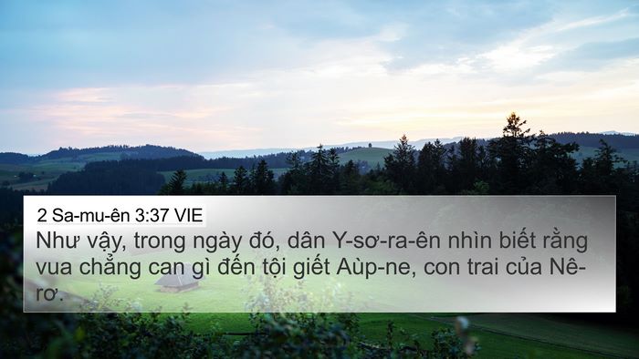 2 Sa-mu-ên 3:37 VIE Bible Verse Image