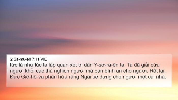 2 Sa-mu-ên 7:11 VIE 4K Wallpaper - tức là như lúc ta lập quan xét trị dân - 4K Wallpaper Bible Verse