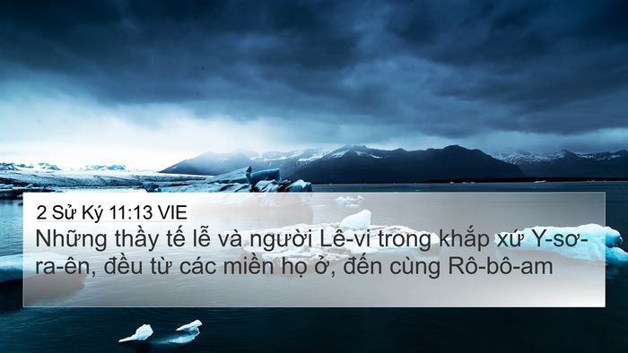 2 Sử Ký 11:13 VIE Bible Verse Image