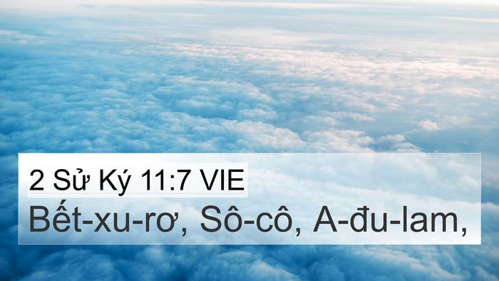 2 Sử Ký 11:7 VIE Bible Verse Image