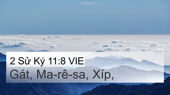 2 Sử Ký 11:8 VIE 4K Wallpaper - Gát, Ma-rê-sa, - 4K Wallpaper Bible Verse