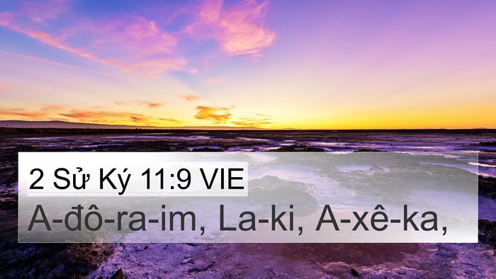 2 Sử Ký 11:9 VIE 4K Wallpaper - A-đô-ra-im, La-ki, - 4K Wallpaper Bible Verse