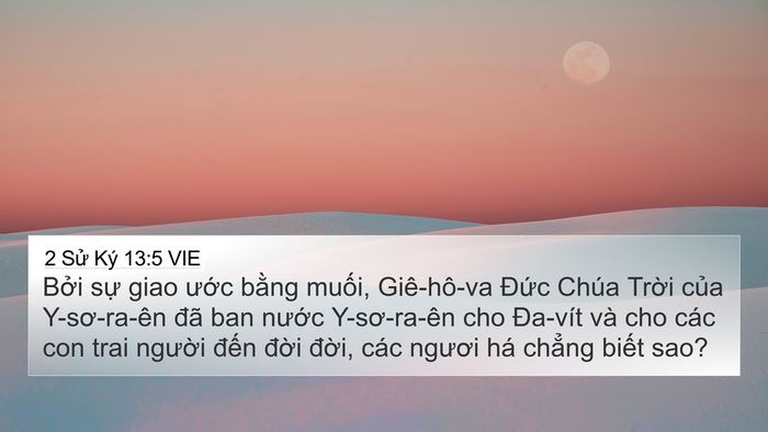 2 Sử Ký 13:5 VIE Bible Verse Image