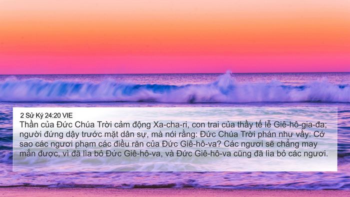 2 Sử Ký 24:20 VIE Bible Verse Image