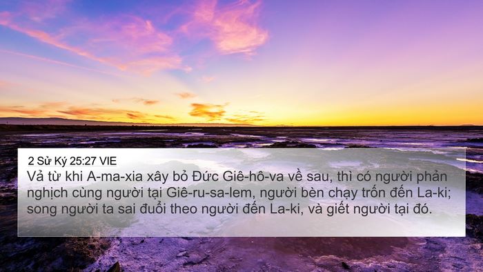 2 Sử Ký 25:27 VIE Bible Verse Image