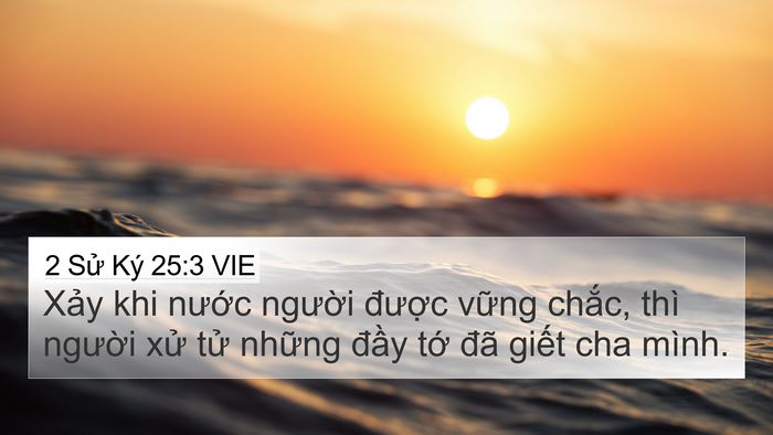 2 Sử Ký 25:3 VIE Bible Verse Image
