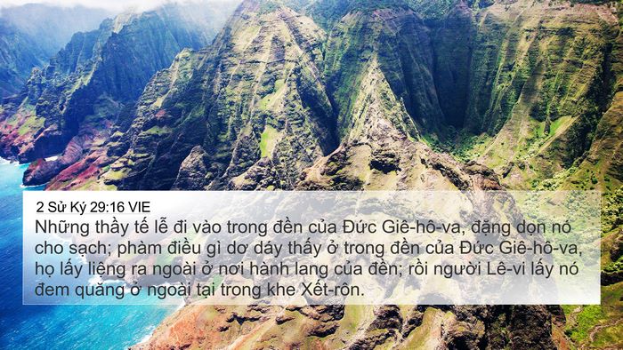 2 Sử Ký 29:16 VIE Bible Verse Image
