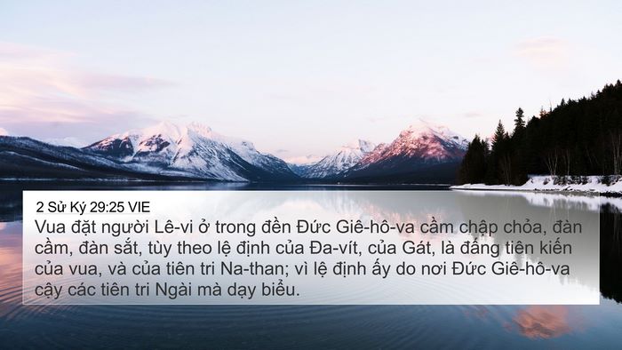 2 Sử Ký 29:25 VIE Bible Verse Image