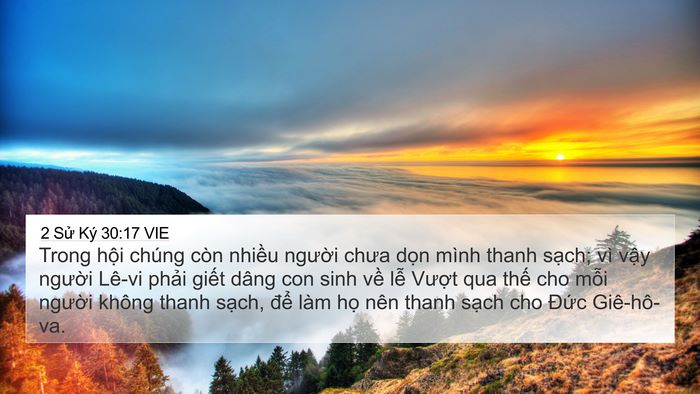 2 Sử Ký 30:17 VIE Bible Verse Image