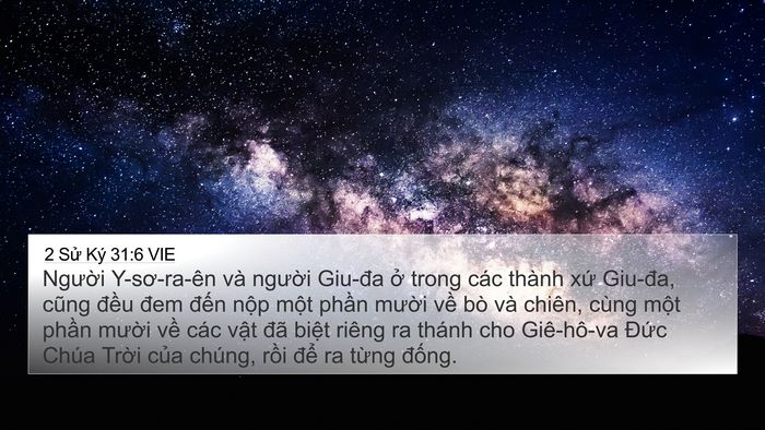 2 Sử Ký 31:6 VIE Bible Verse Image
