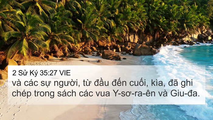 2 Sử Ký 35:27 VIE Bible Verse Image