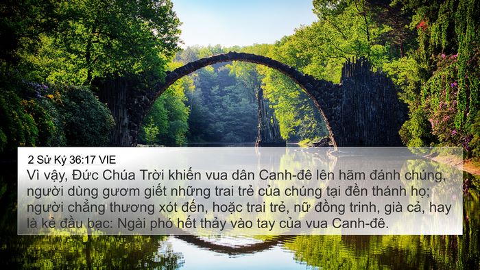 2 Sử Ký 36:17 VIE Bible Verse Image