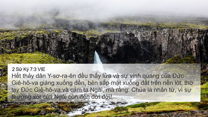 2 Sử Ký 7:3 VIE Bible Verse Image