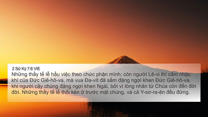 2 Sử Ký 7:6 VIE Bible Verse Image