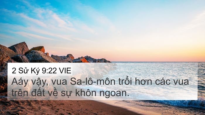 2 Sử Ký 9:22 VIE Bible Verse Image