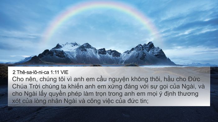 2 Thê-sa-lô-ni-ca 1:11 VIE Bible Verse Image
