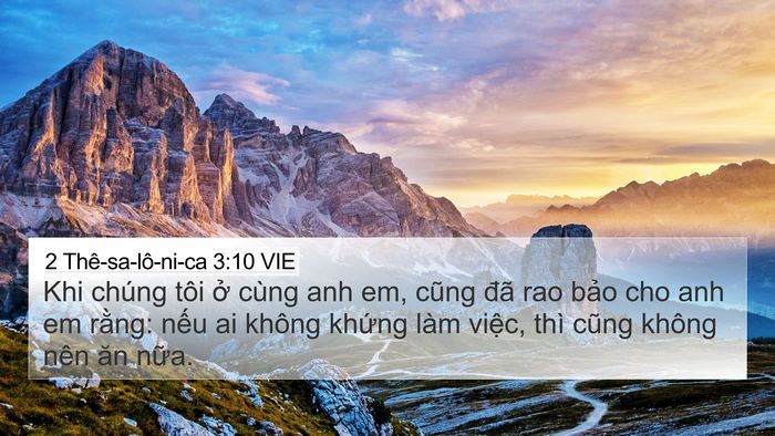 2 Thê-sa-lô-ni-ca 3:10 VIE Bible Verse Image
