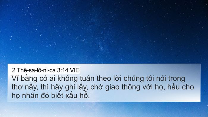 2 Thê-sa-lô-ni-ca 3:14 VIE Bible Verse Image