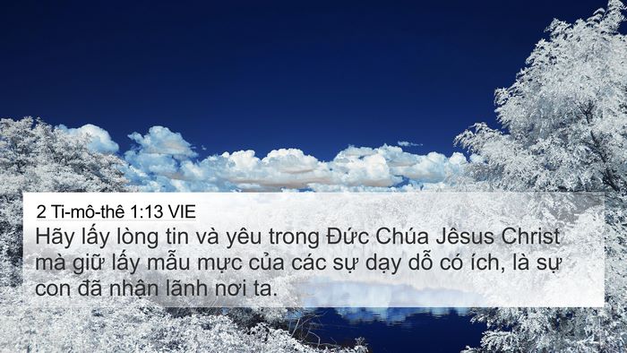 2 Ti-mô-thê 1:13 VIE Bible Verse Image