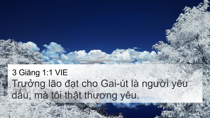3 Giăng 1:1 VIE Bible Verse Image