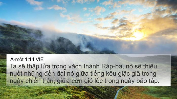 A-mốt 1:14 VIE Bible Verse Image