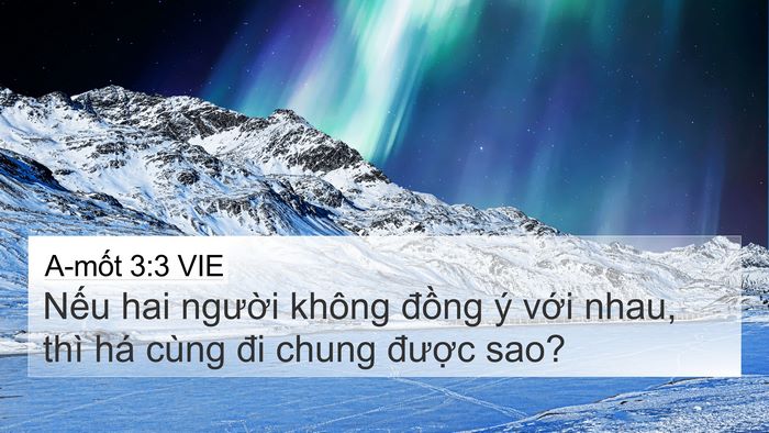 A-mốt 3:3 VIE Bible Verse Image