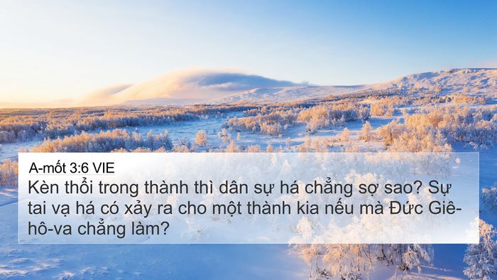 A-mốt 3:6 VIE Bible Verse Image
