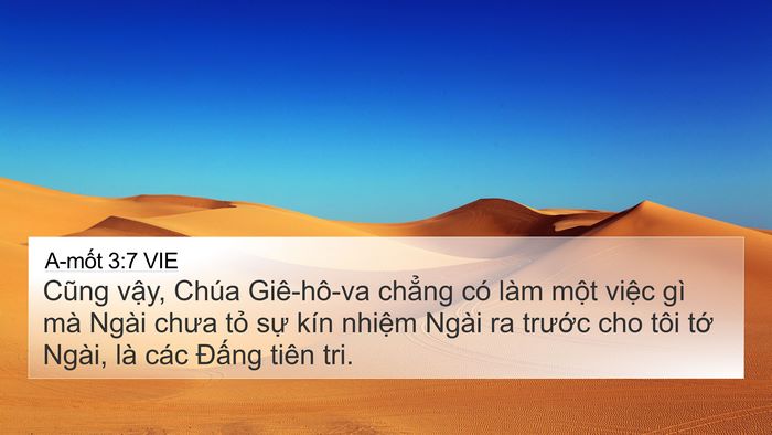 A-mốt 3:7 VIE Bible Verse Image