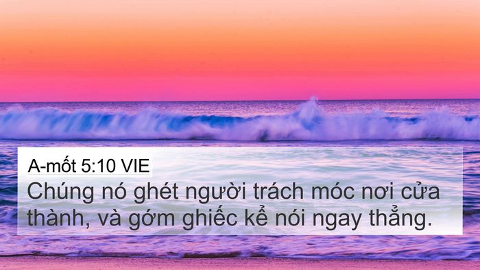 A-mốt 5:10 VIE Bible Verse Image