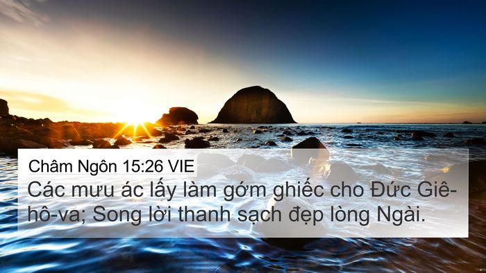 Châm Ngôn 15:26 VIE Bible Verse Image