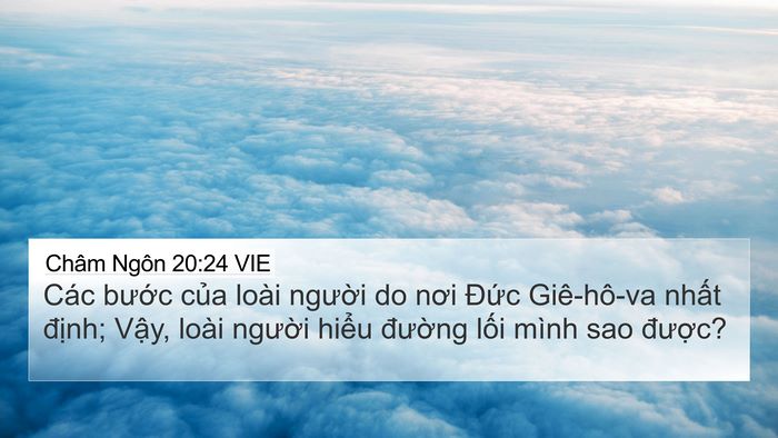 Châm Ngôn 20:24 VIE Bible Verse Image