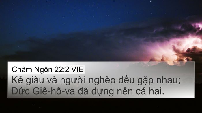Châm Ngôn 22:2 VIE Bible Verse Image