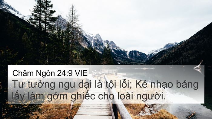 Châm Ngôn 24:9 VIE Bible Verse Image