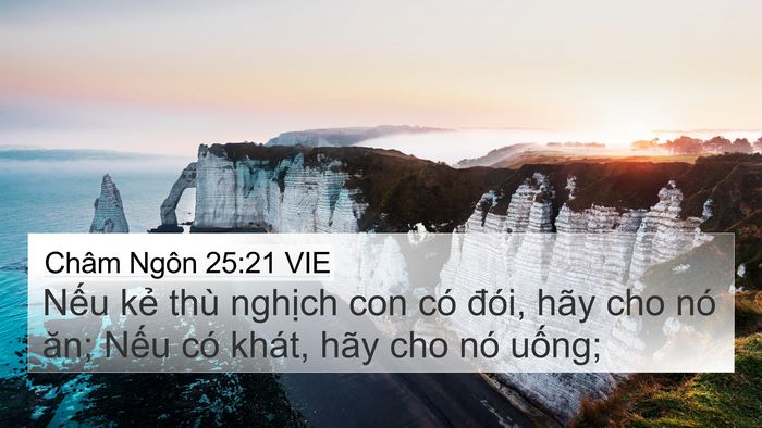 Châm Ngôn 25:21 VIE Bible Verse Image