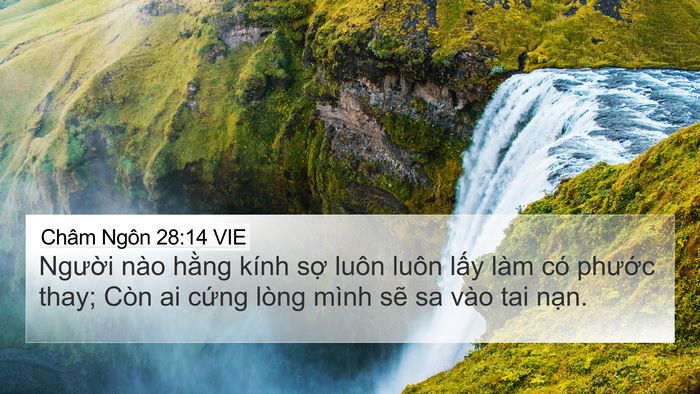 Châm Ngôn 28:14 VIE Bible Verse Image